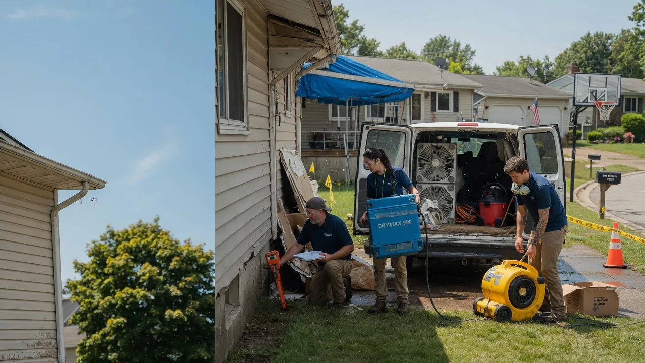 Ceiling Leak Cleanup in Eldena, IL near me