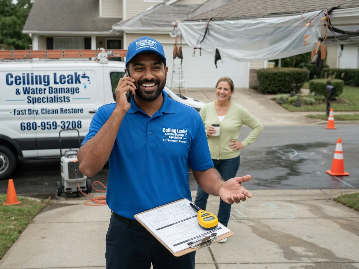 Ceiling Leak Cleanup Eldena, IL FAQs